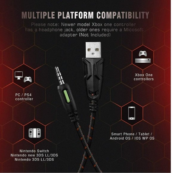 Gaming Headset For Xbox One / PS4 Headset - Picture 6 of 8